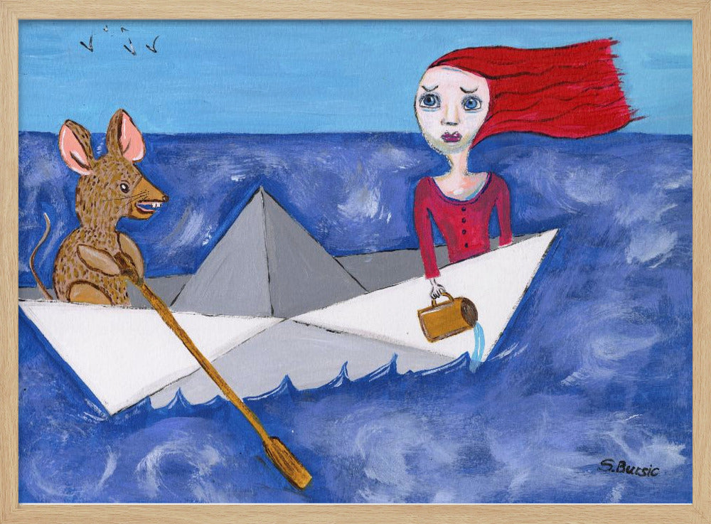 Don't go out in a paper boat with a Rat. | Poster