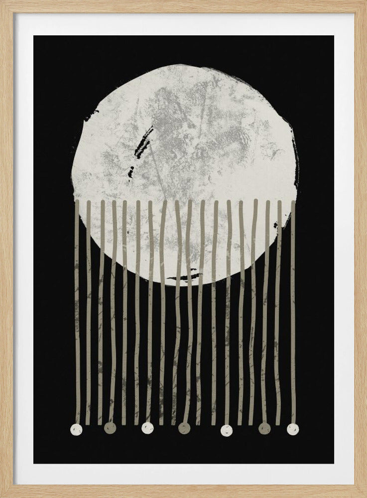 De abstractie van de avondval | Poster
