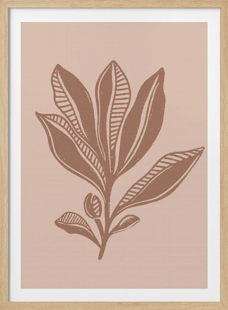Mocha-gebladerte | Poster