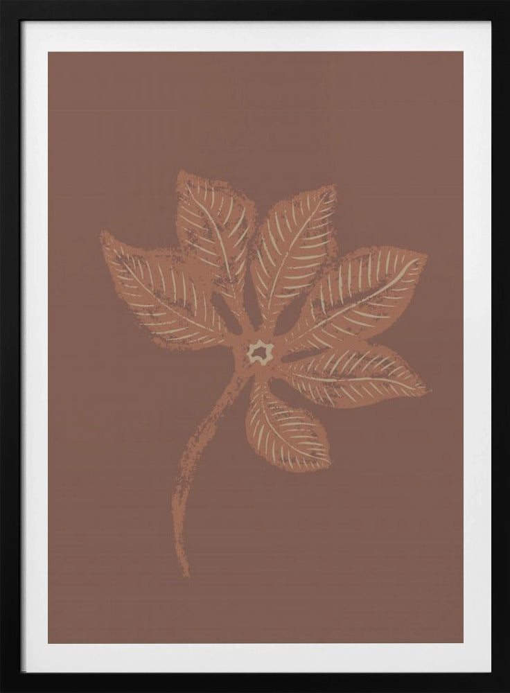 Abstract Mochs-gebladerte | Poster