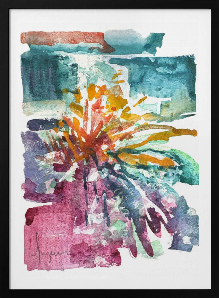 Orchideeën Passie Aquarel | Poster
