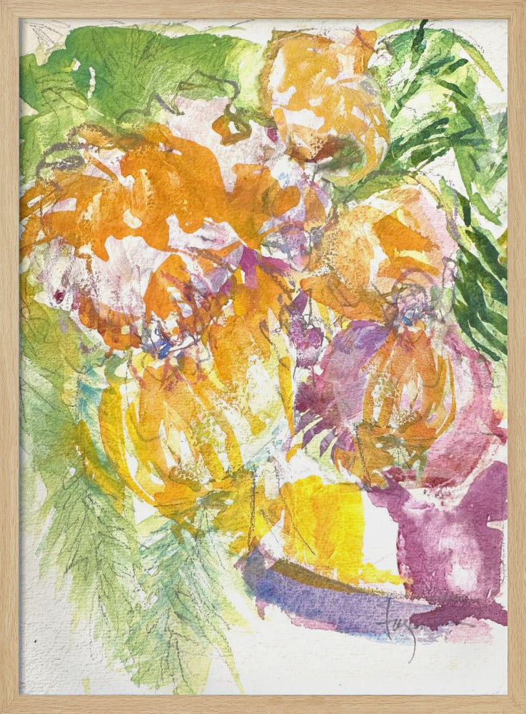 Passie van de orchideeënbloei | Poster