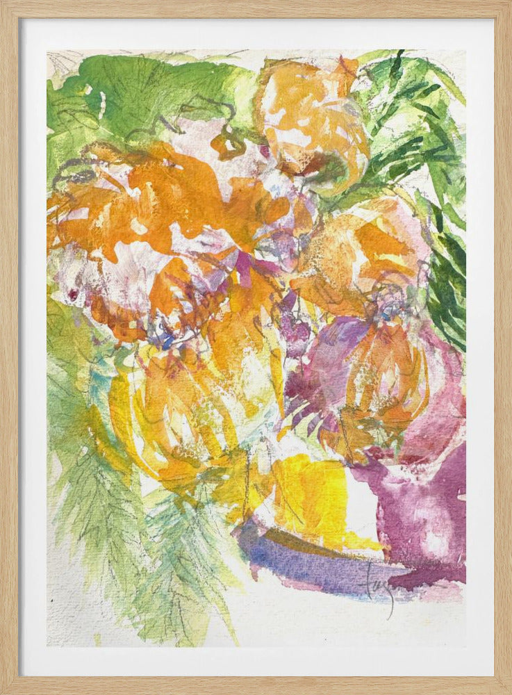 Passie van de orchideeënbloei | Poster