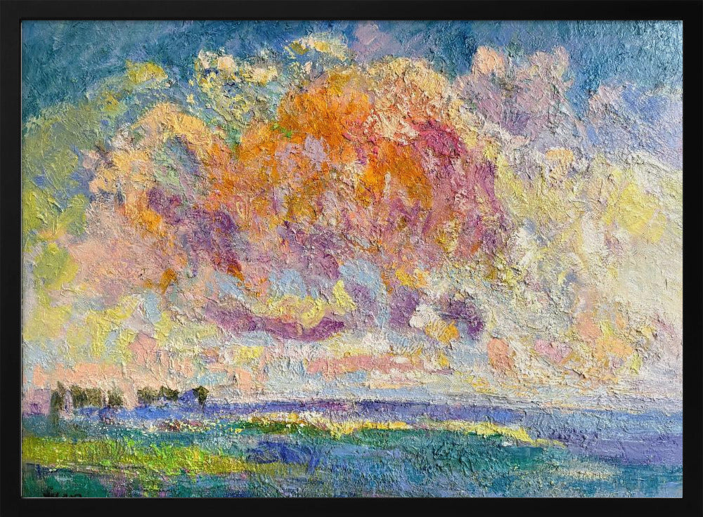 Levendig schilderachtig landschap | Poster