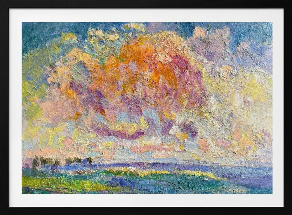 Levendig schilderachtig landschap | Poster