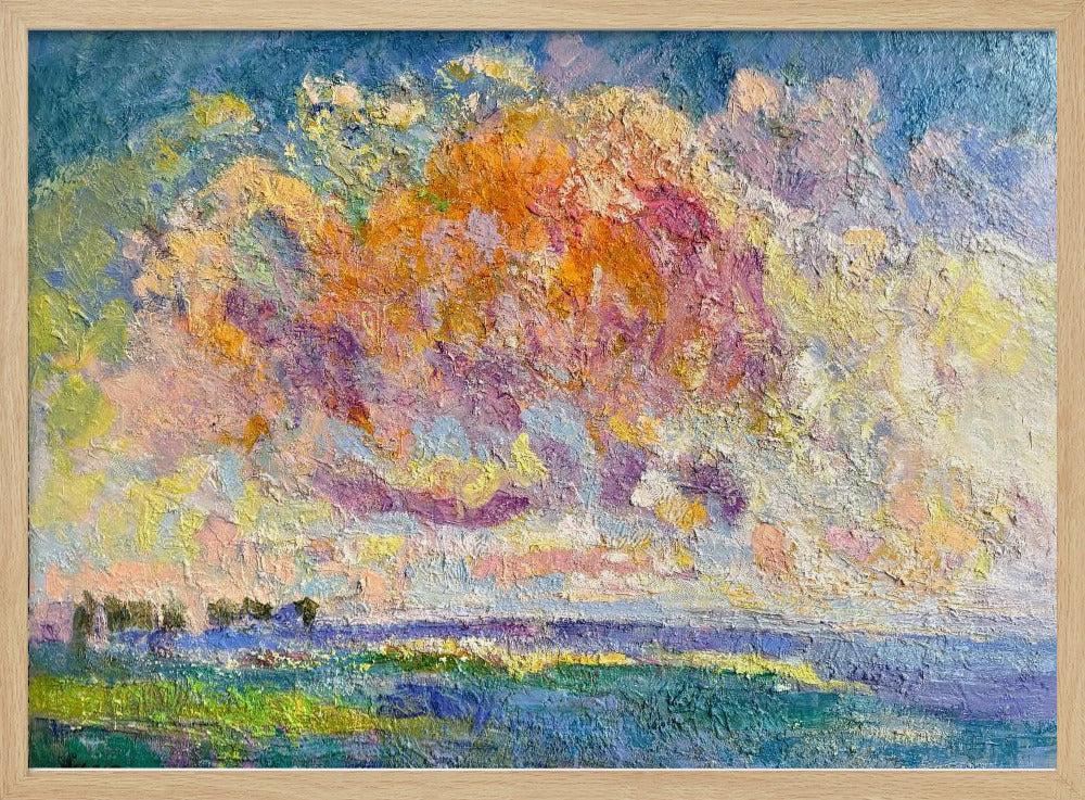 Levendig schilderachtig landschap | Poster