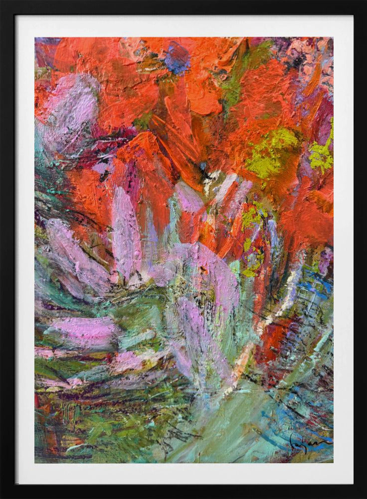 Levendige Bloomscape | Poster
