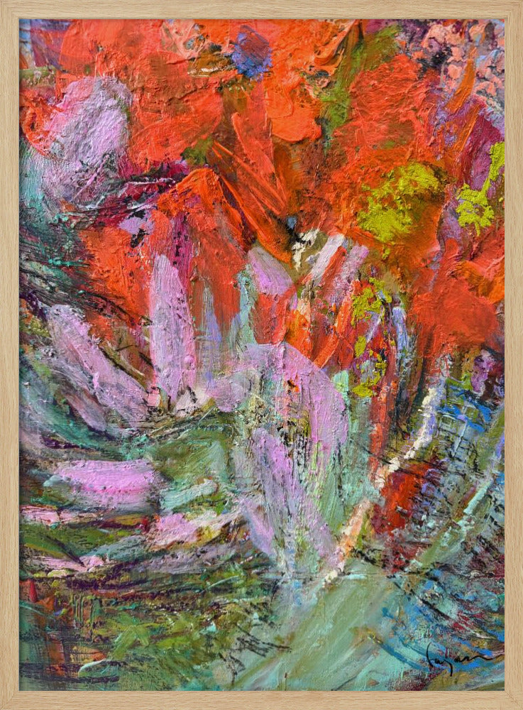 Levendige Bloomscape | Poster