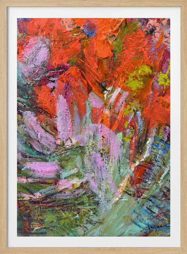 Levendige Bloomscape | Poster