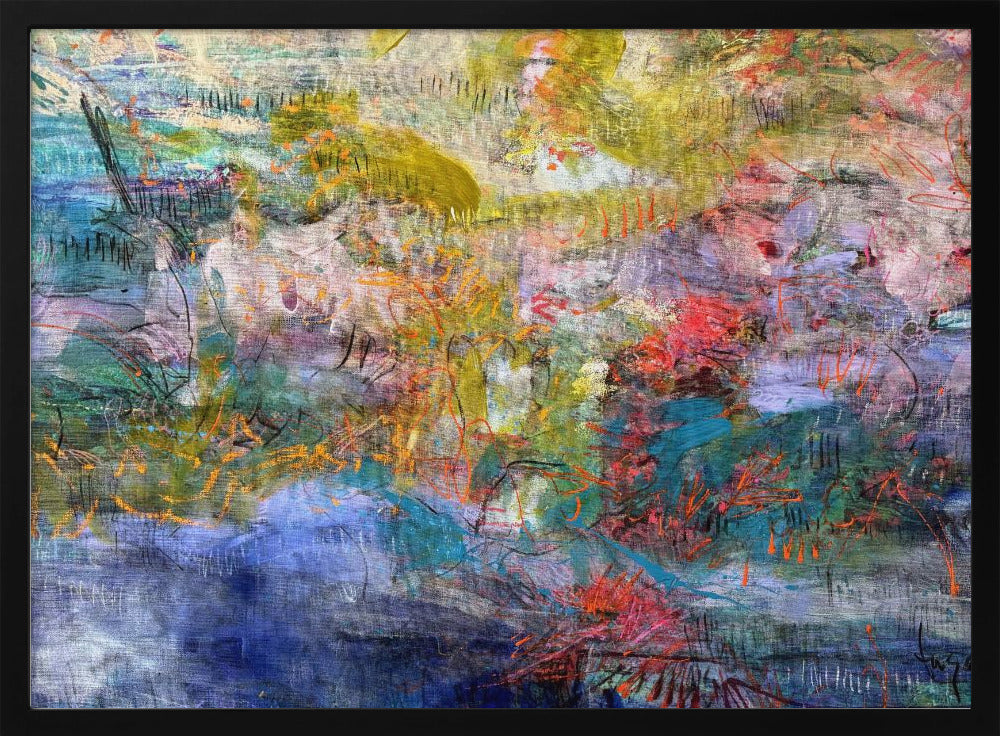 Expressionistische inscriptie | Poster
