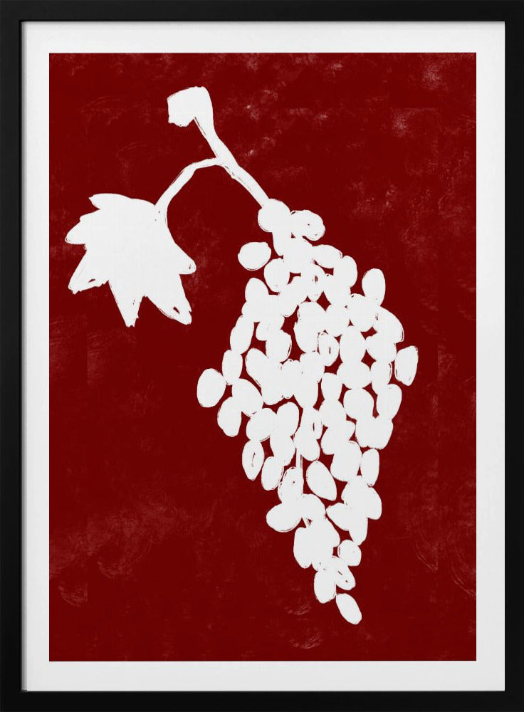 Wijnstoksilhouet | Poster