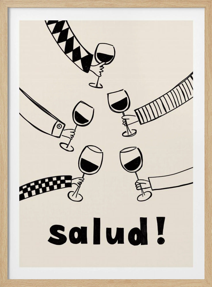 Pictufy Feestelijke Gezondheid Rood A2 | Poster