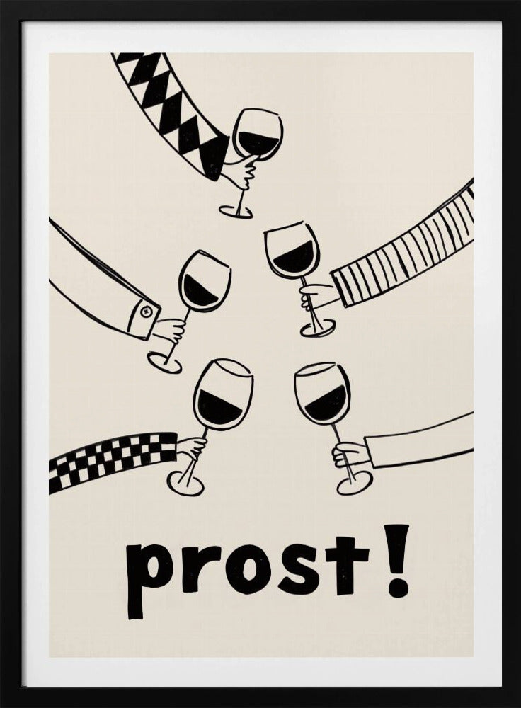 Proost! Wijnfeest met vrienden | Poster