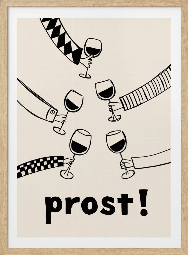 Proost! Wijnfeest met vrienden | Poster