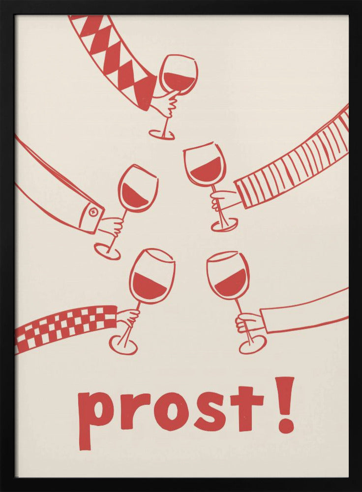 Proost! Wijnfeest met vrienden | Poster