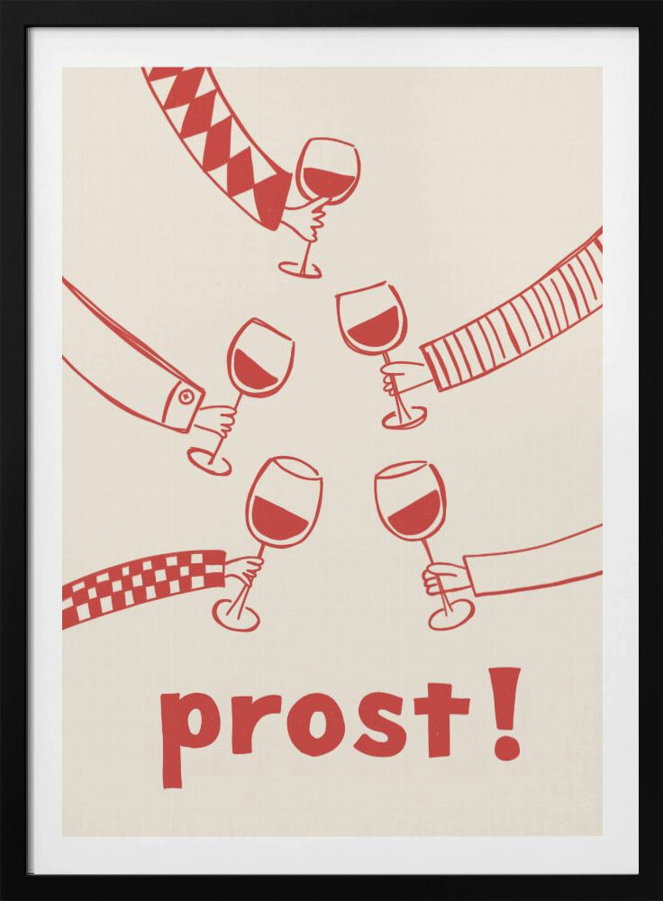 Proost! Wijnfeest met vrienden | Poster
