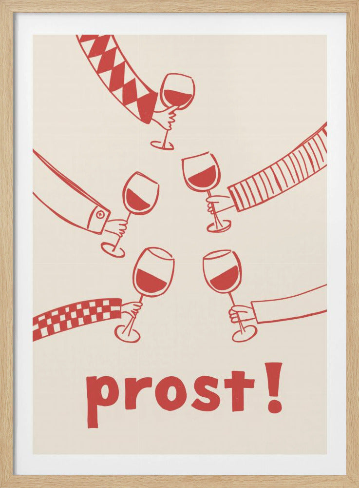 Proost! Wijnfeest met vrienden | Poster