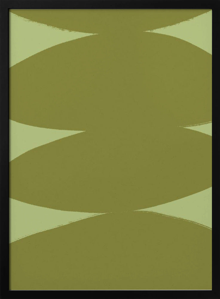 Groene Harmonievormen | Poster