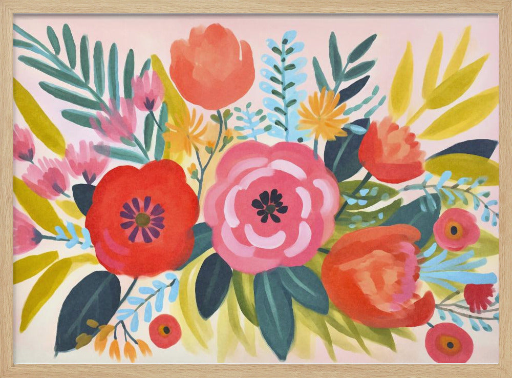 Grillige Lentetuin | Poster