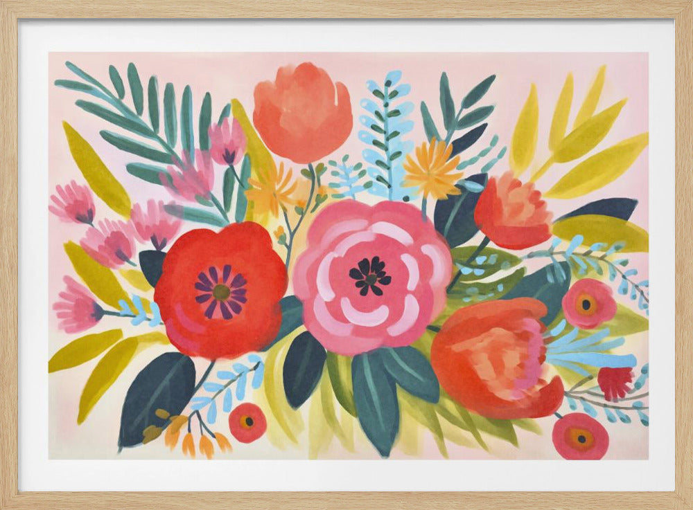 Grillige Lentetuin | Poster