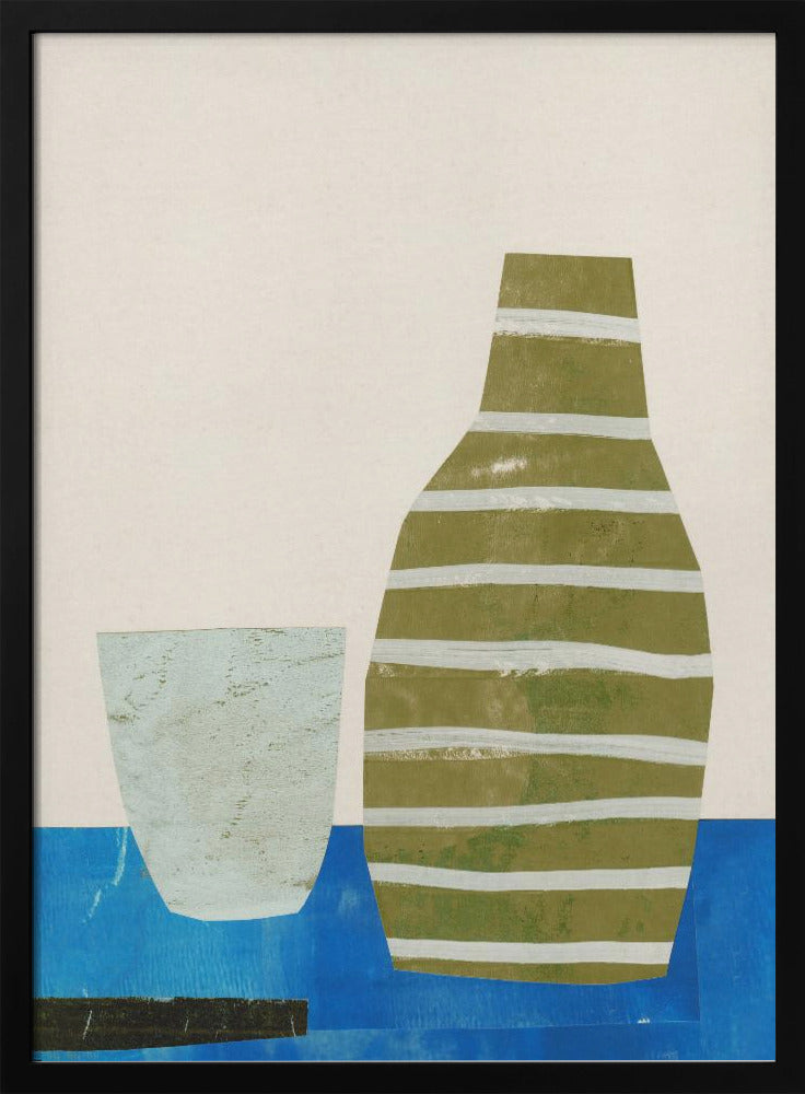 Alledaagse eenvoud - Vat en glas | Poster