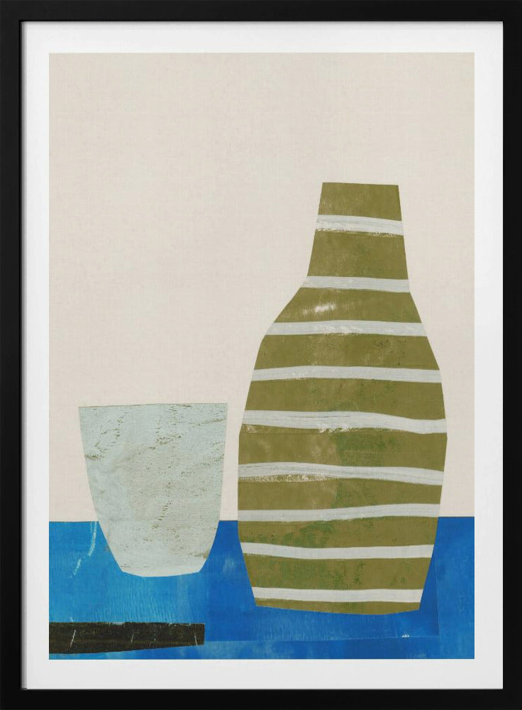 Alledaagse eenvoud - Vat en glas | Poster