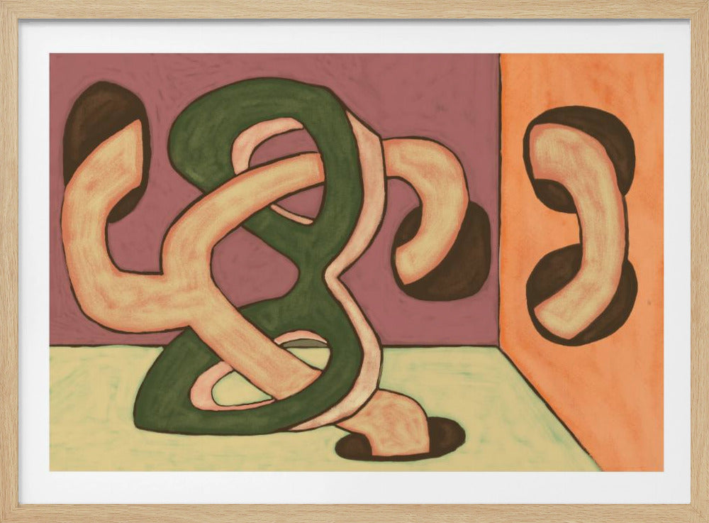 Abstract touw | Poster