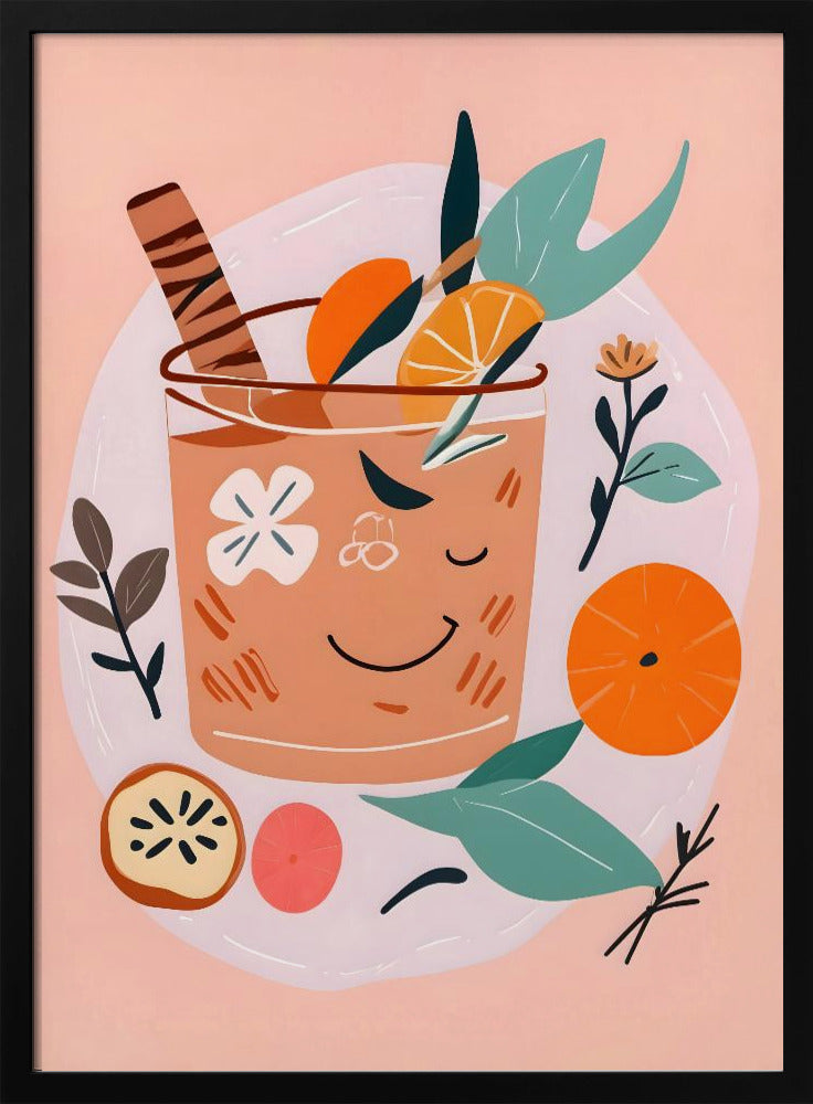 Kaneel & Sinaasappelcocktail | Poster