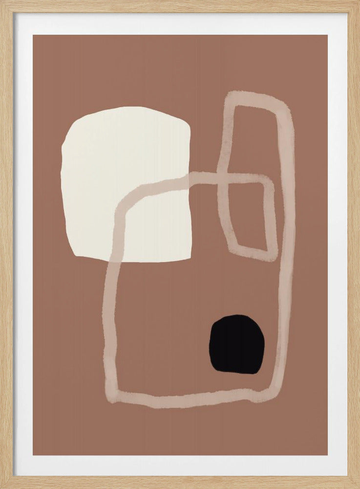 Earthy Geometrics Shapes | Poster