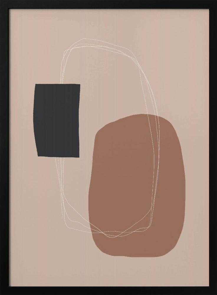 Minimalistische geometrische vormen | Poster
