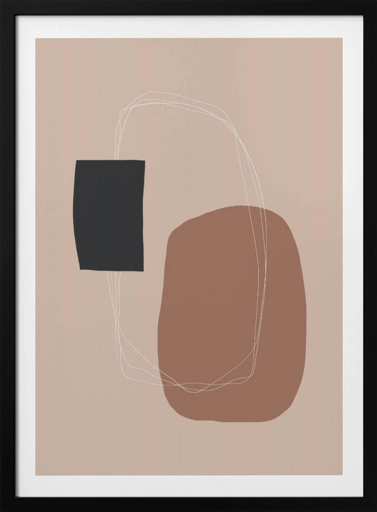 Minimalistische geometrische vormen | Poster