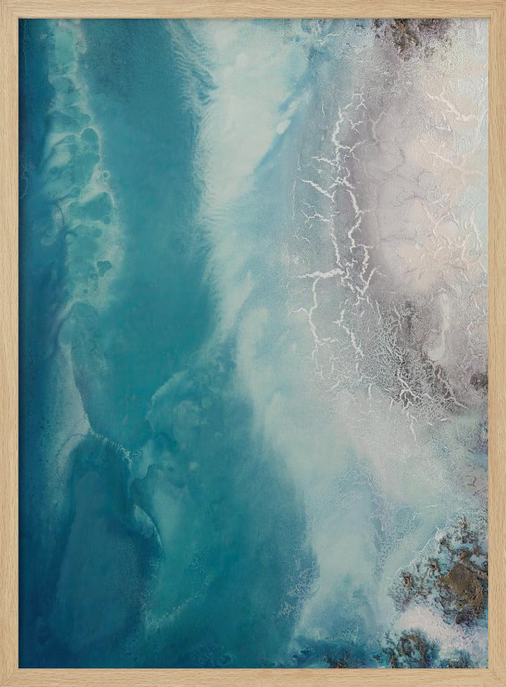 Kalmerende zee - Oceaandrift 1 | Poster