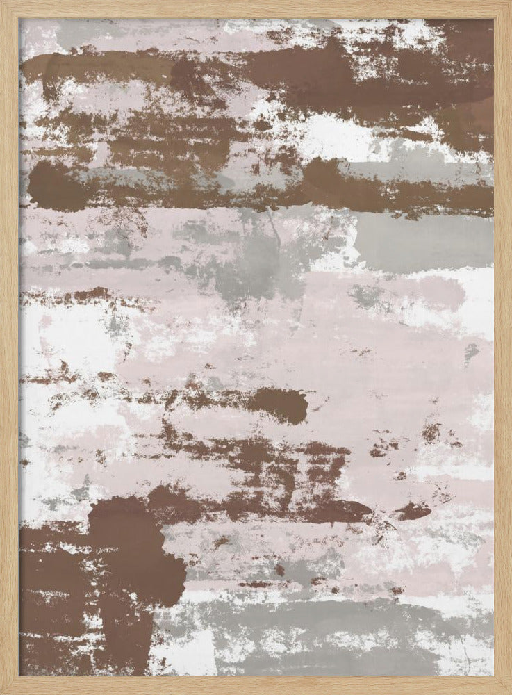 Abstracte Mocha Paden | Poster