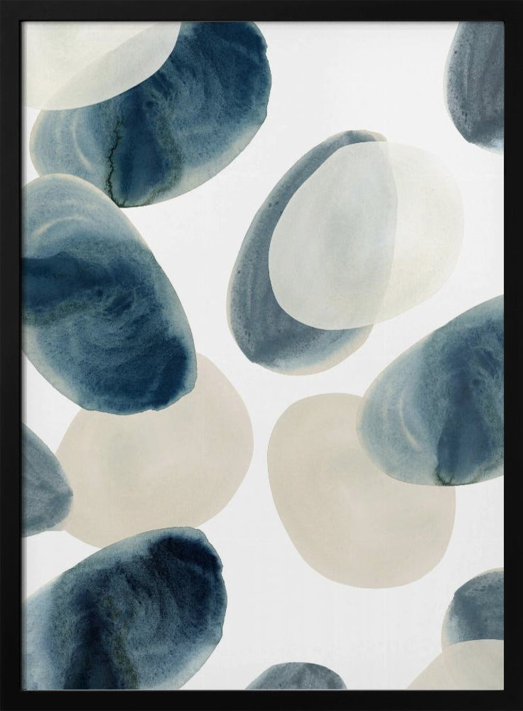 Tinten blauw 3 | Poster