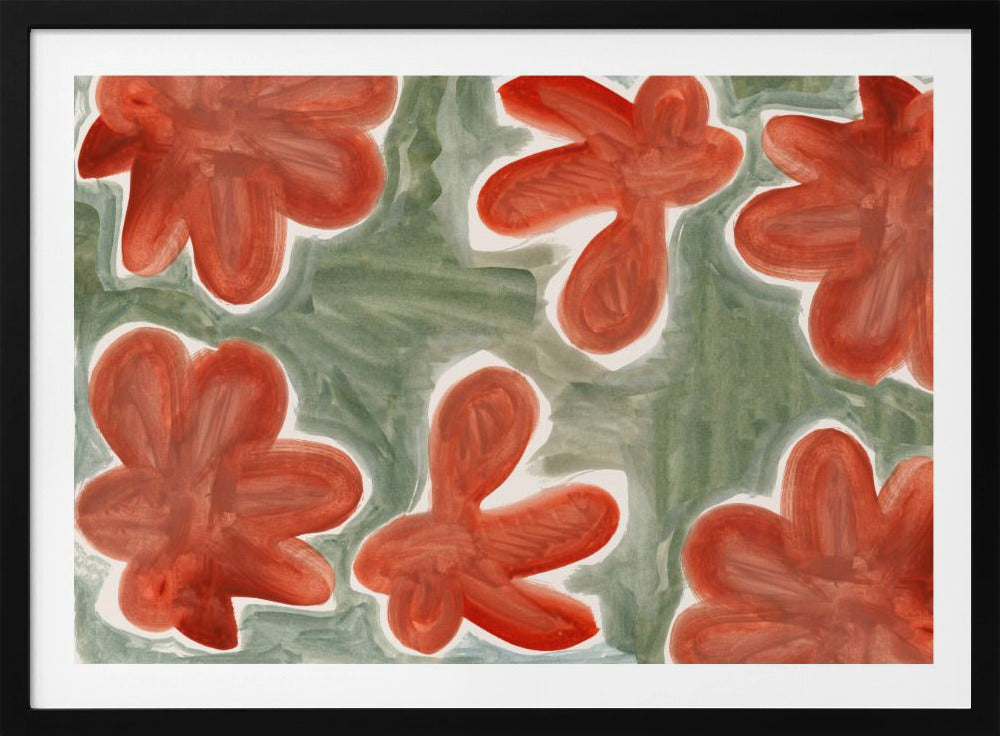 Grote bloemen | Poster