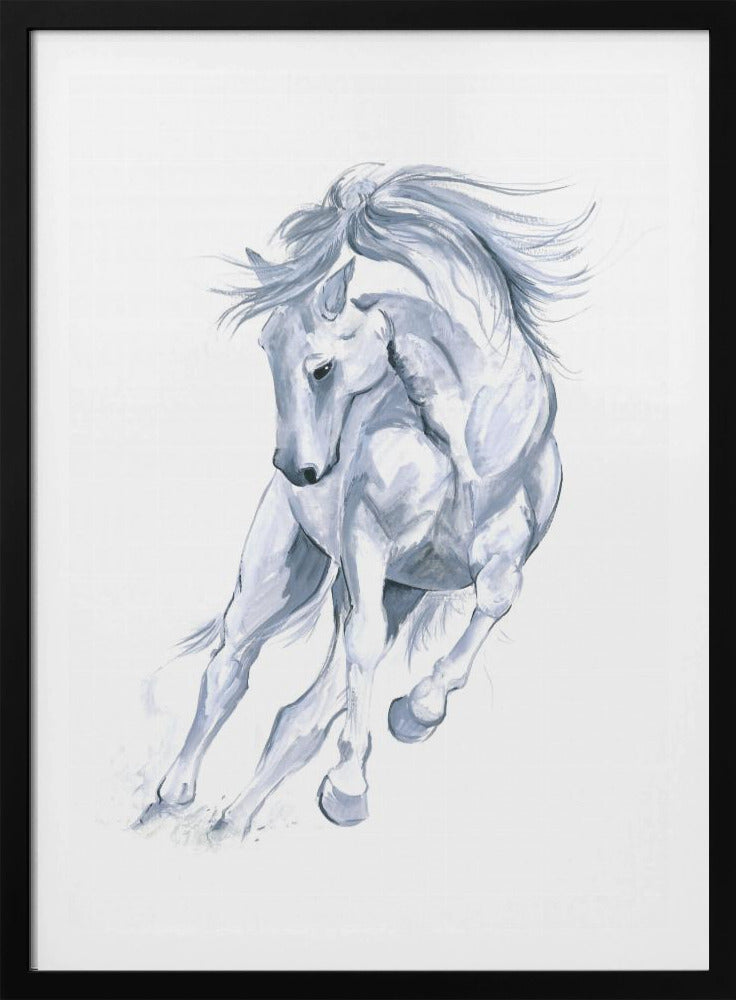 Abstract van een paardenrenbaan | Poster