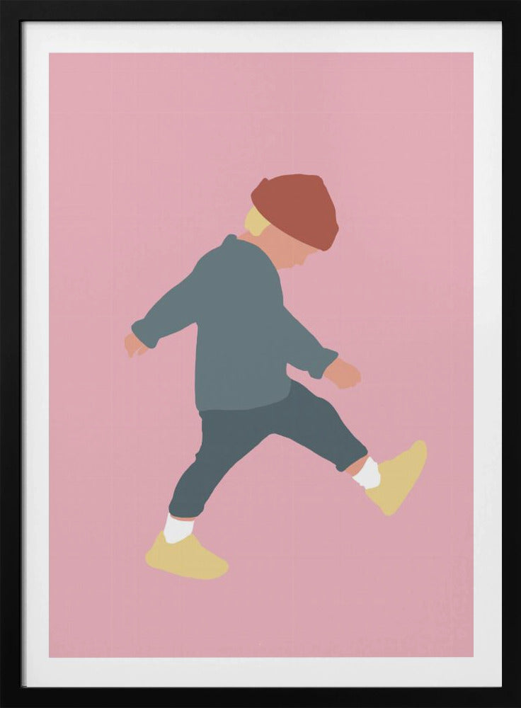 Tamo - Walking Boy Silhouette | Poster