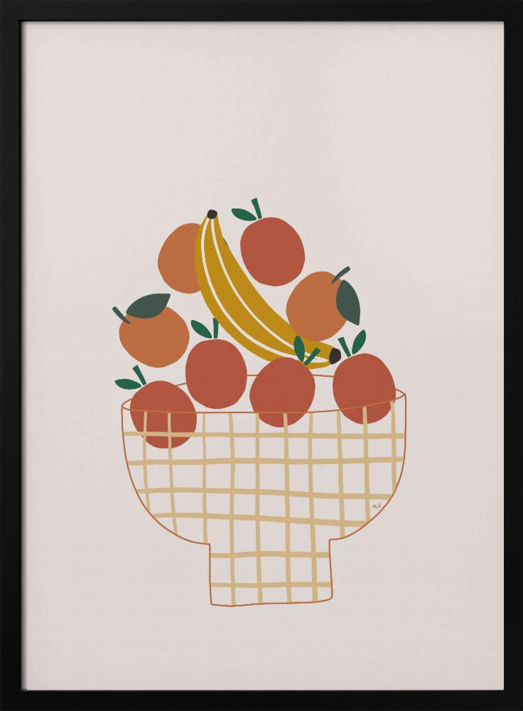 Kleurrijke fruitschaal | Poster