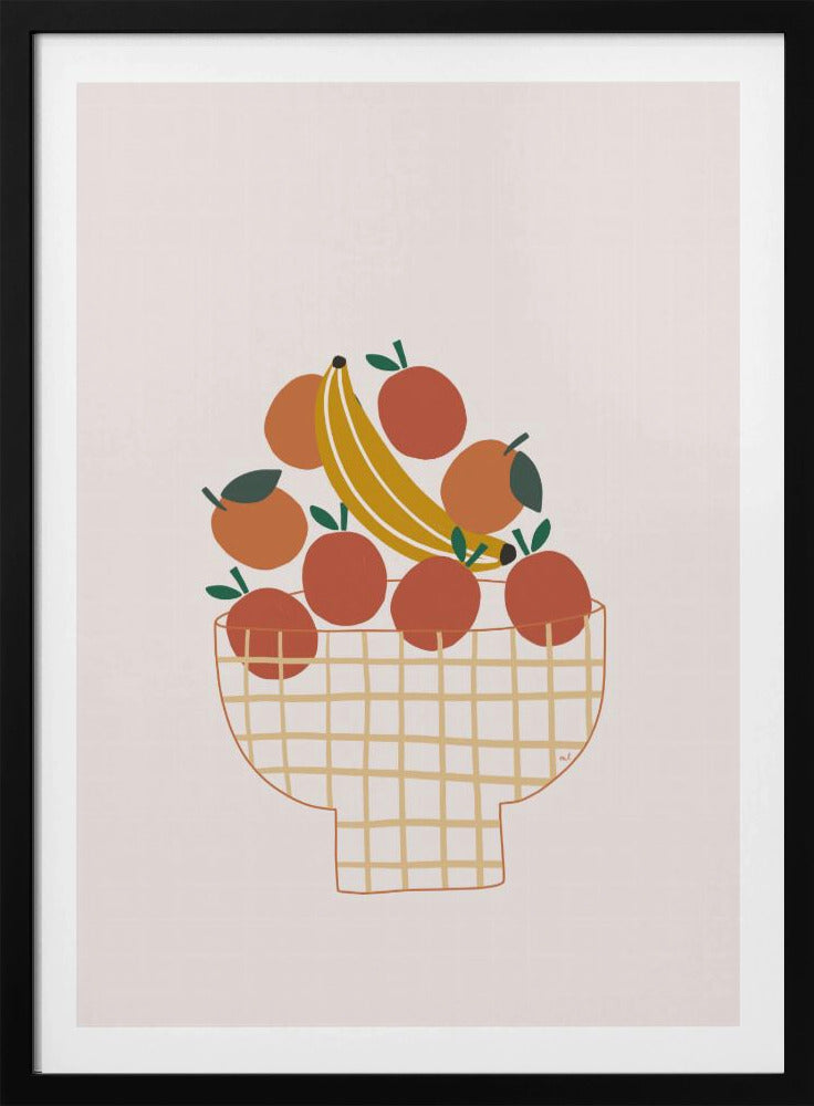 Kleurrijke fruitschaal | Poster