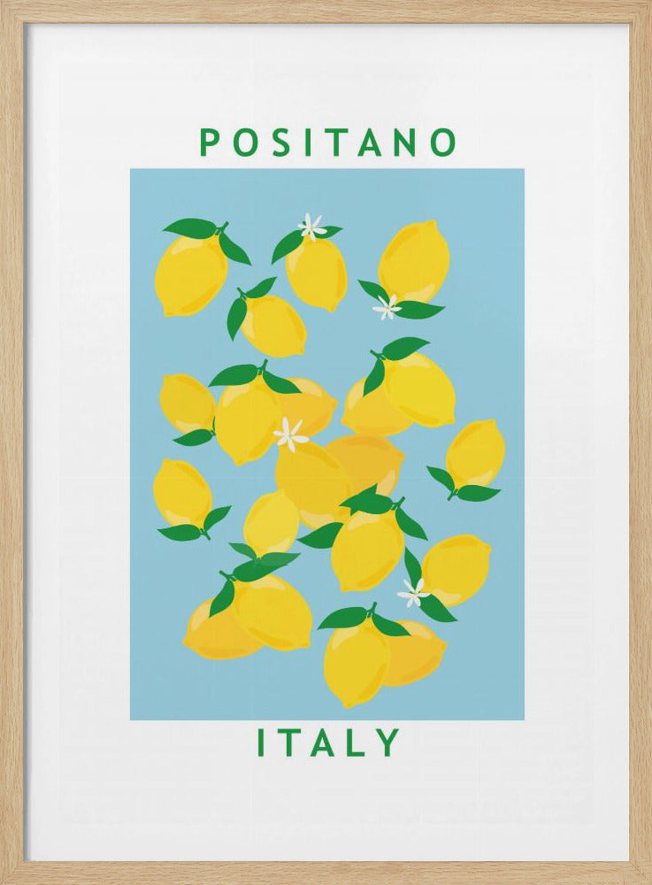 Citroenenbloemenmarkt | Poster