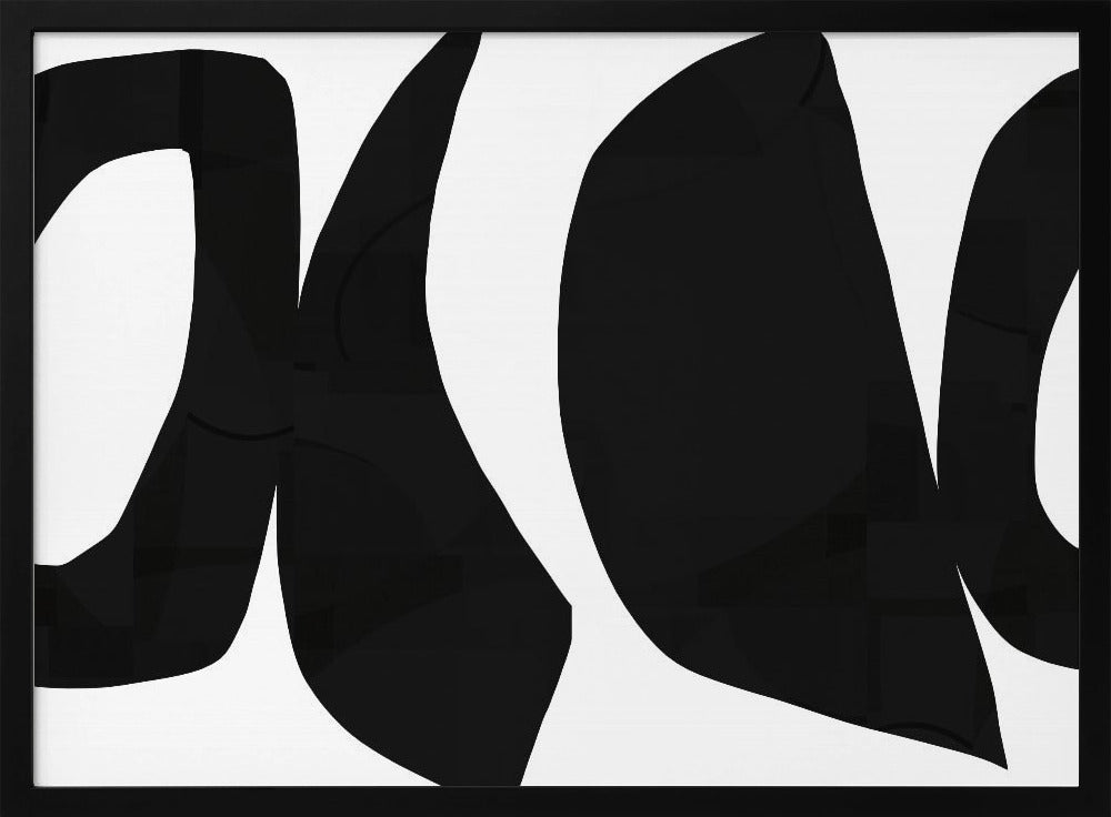 Big Black Shapes 1 | Poster