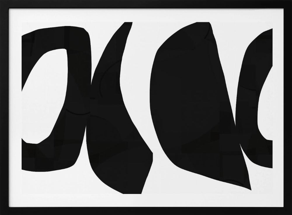 Big Black Shapes 1 | Poster