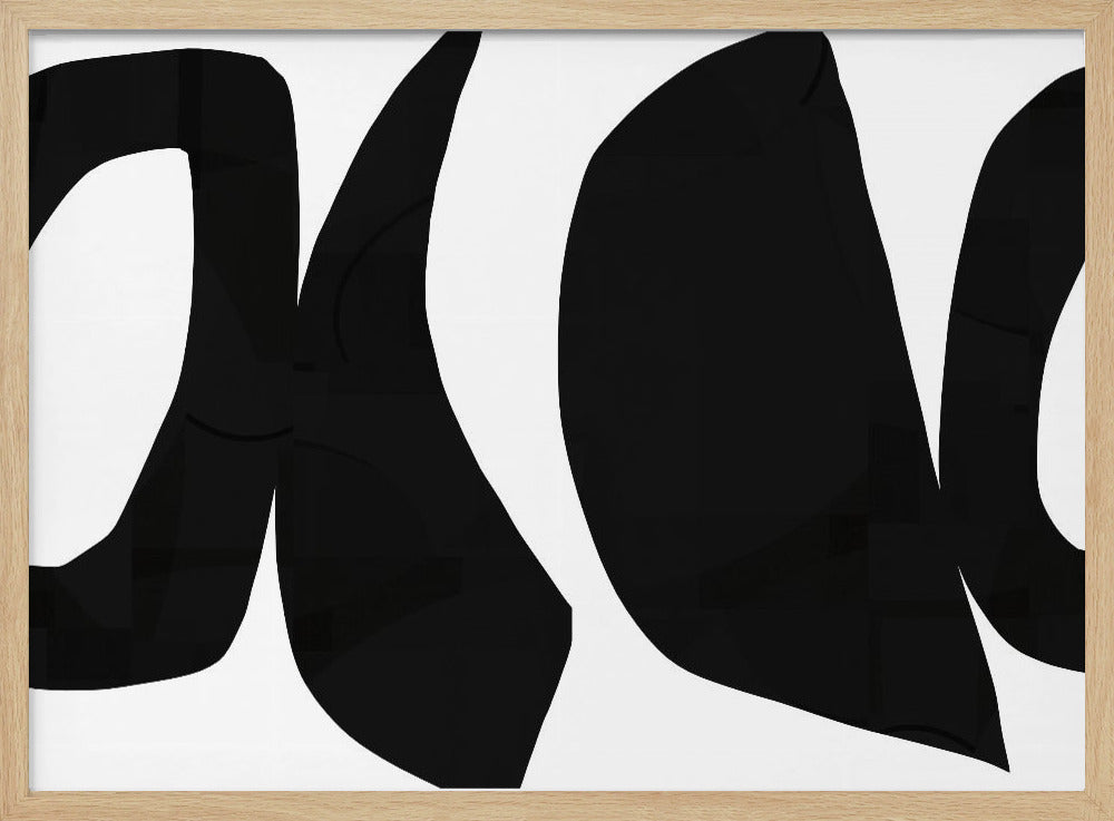 Big Black Shapes 1 | Poster