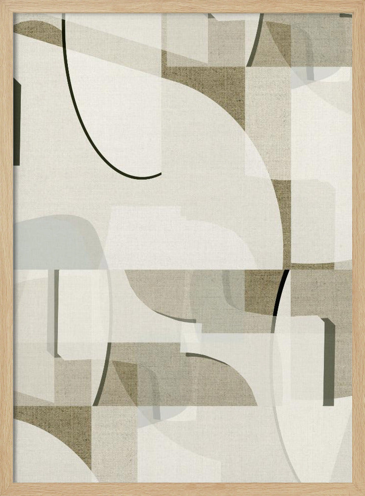 Neutrale krommen 2 | Poster