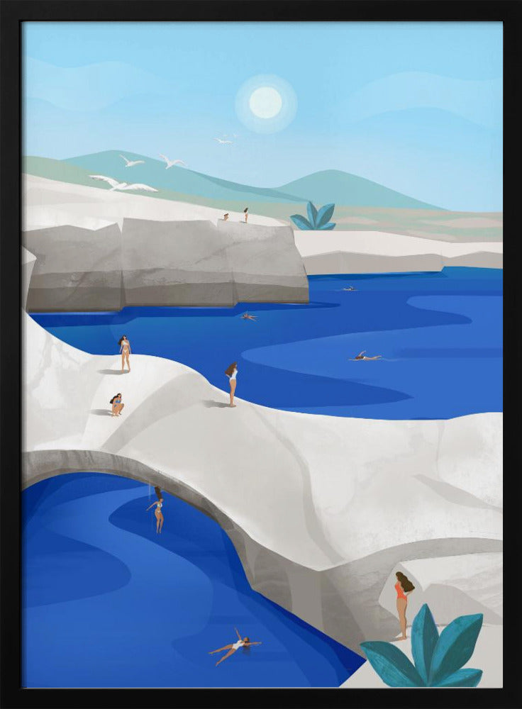 Cliff Jumping, Griekenland | Poster