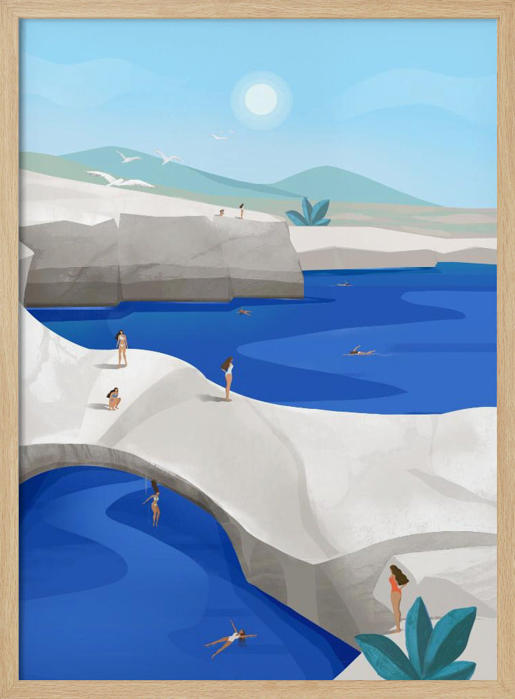 Cliff Jumping, Griekenland | Poster