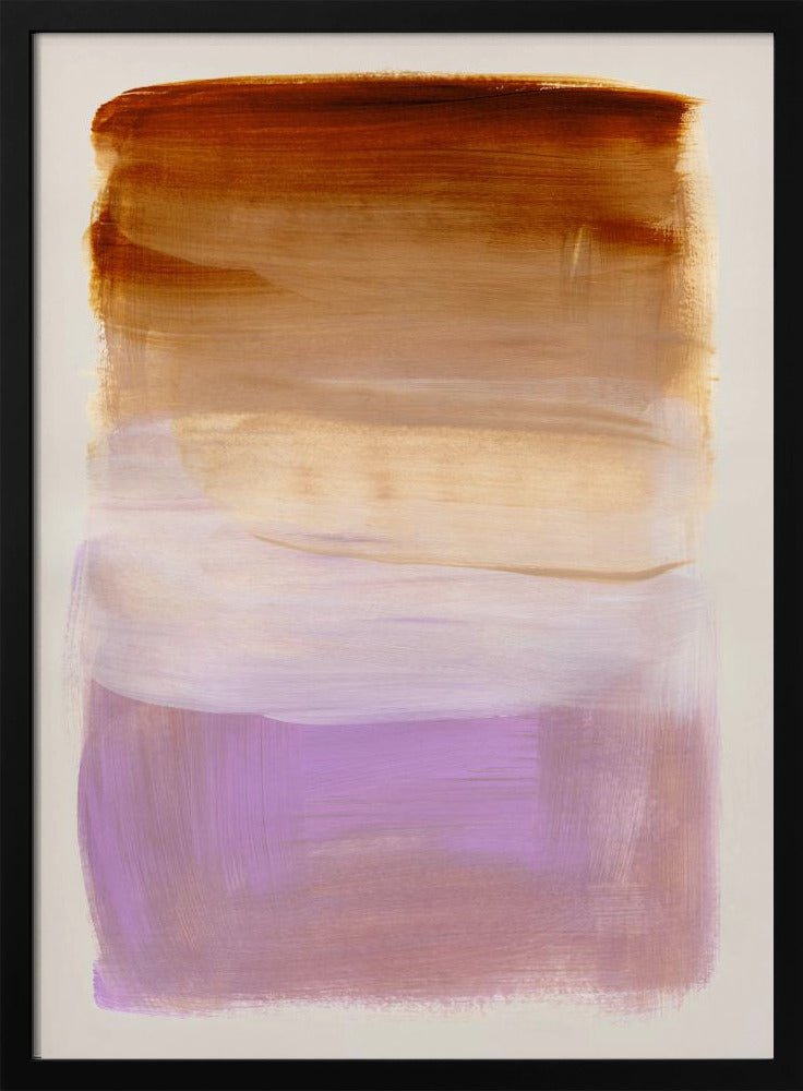 Abstracte penseelstreken 185 | Poster