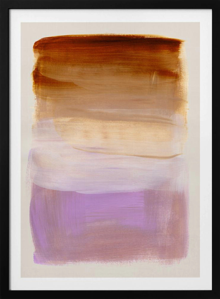 Abstracte penseelstreken 185 | Poster