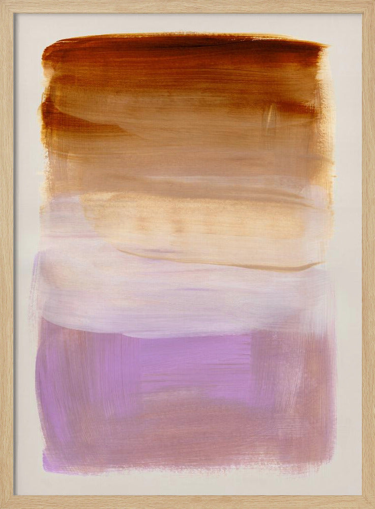 Abstracte penseelstreken 185 | Poster