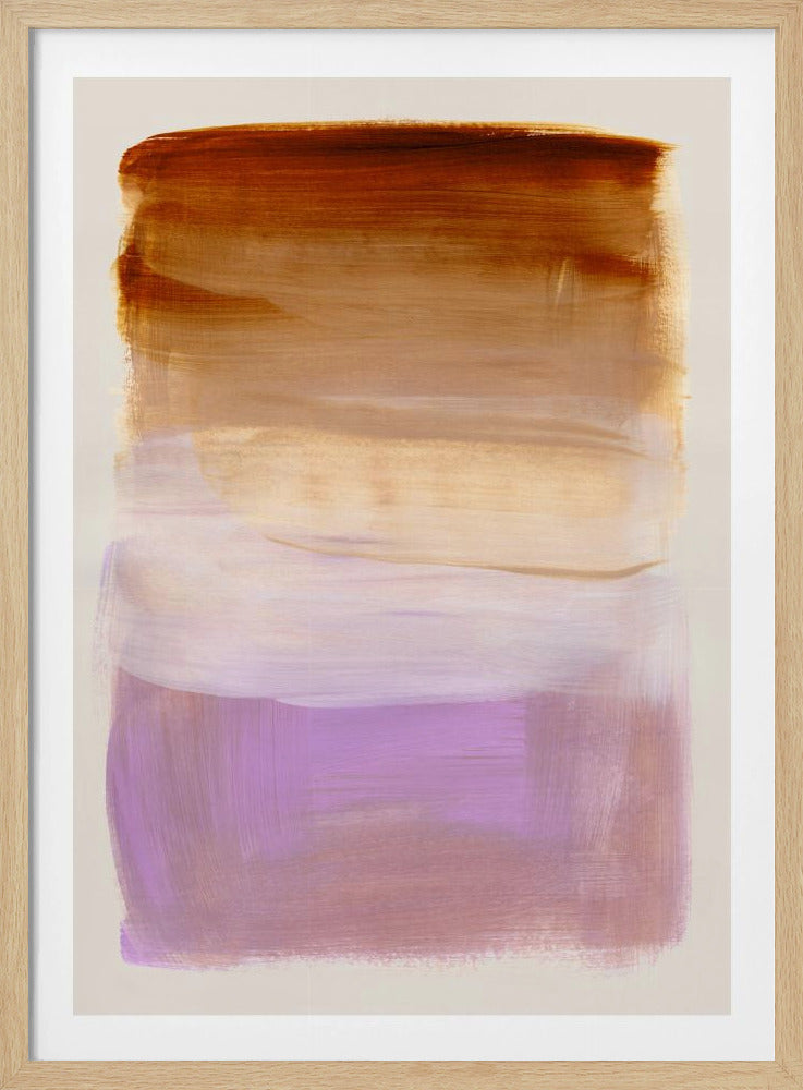 Abstracte penseelstreken 185 | Poster